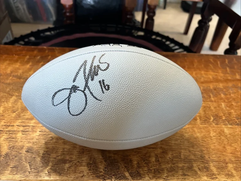 Joe Flacco Signed NFL Football JSA Coa Autographed Ravens Bengals