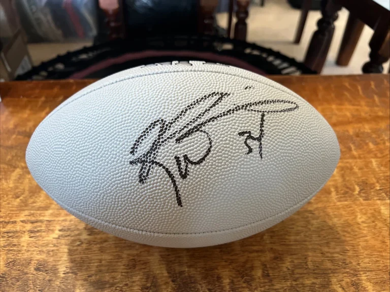 Ricky Williams Signed NFL Football JSA Coa Autographed Texas Longhorns Dolphins