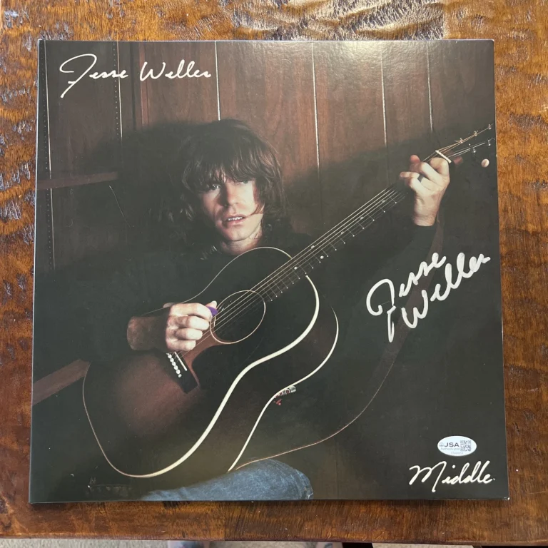 Jesse Welles Signed Middle Vinyl Record Album JSA Coa Autographed
