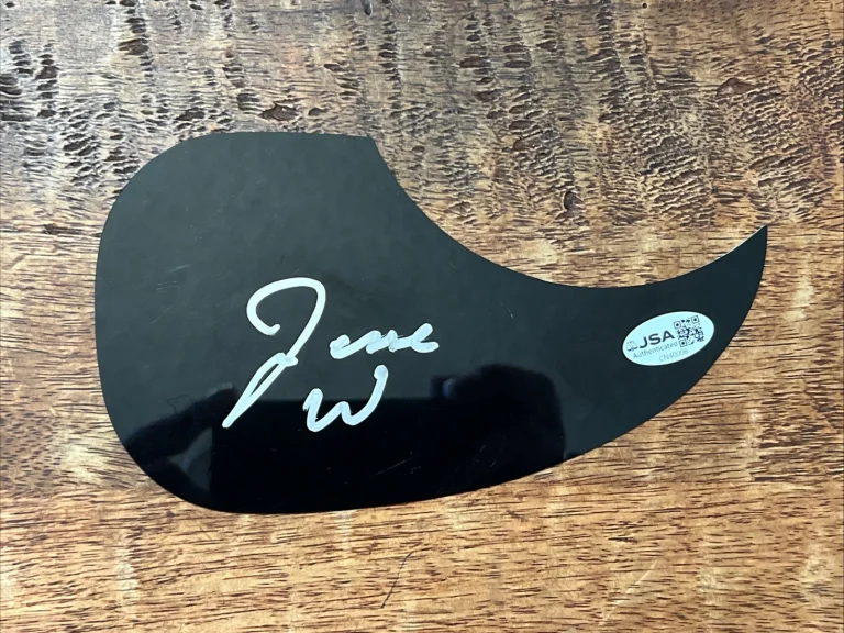 Jesse Welles Signed Guitar Pickguard JSA Coa Autographed Folk Music