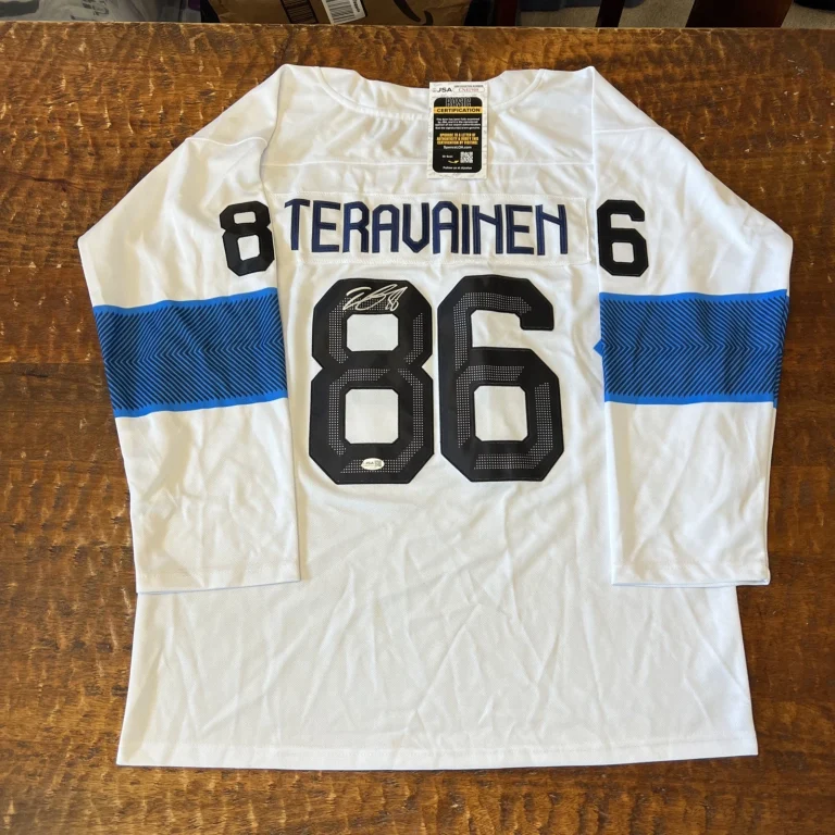 Teuvo Teravainen Signed Finland Jersey JSA Coa Autographed Blackhawks