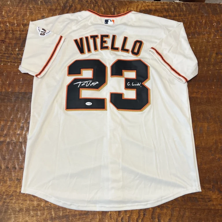 Tony Vitello Signed San Francisco Giants Jersey JSA Coa Autographed