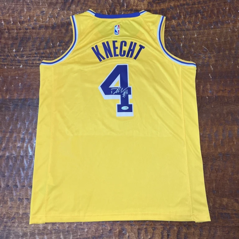 Dalton Knecht Signed Los Angeles Lakers Jersey JSA Coa Autographed