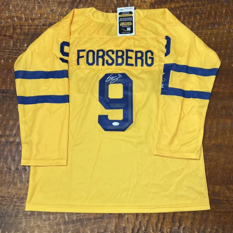 Filip Forsberg Signed Sweden Jersey JSA Coa Autographed Predators