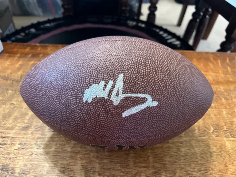 Mike Singletary Signed NFL Football JSA Coa Autographed Chicago Bears