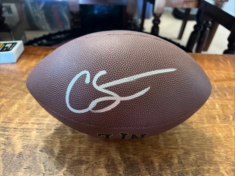 Courtland Sutton Signed NFL Football JSA Coa Autographed Broncos