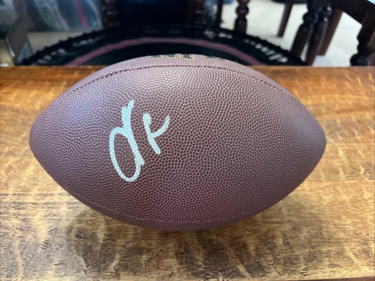 Chad Johnson Signed NFL Football JSA Coa Autographed Bengals Ochocinco