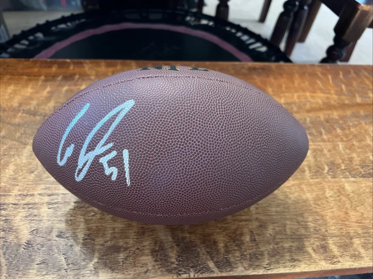 Cam Jurgens Signed NFL Football JSA Coa Autographed Philadelphia Eagles
