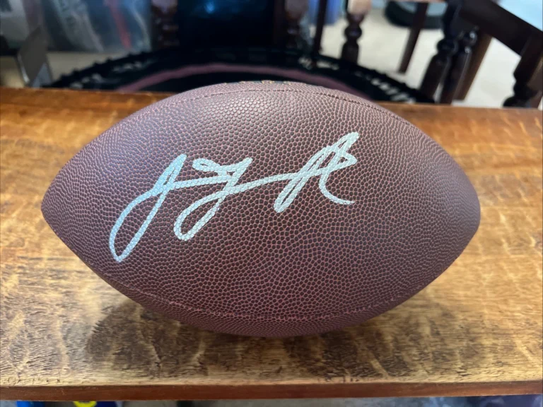 Jared Goff Signed NFL Football JSA Coa Autographed Detroit Lions