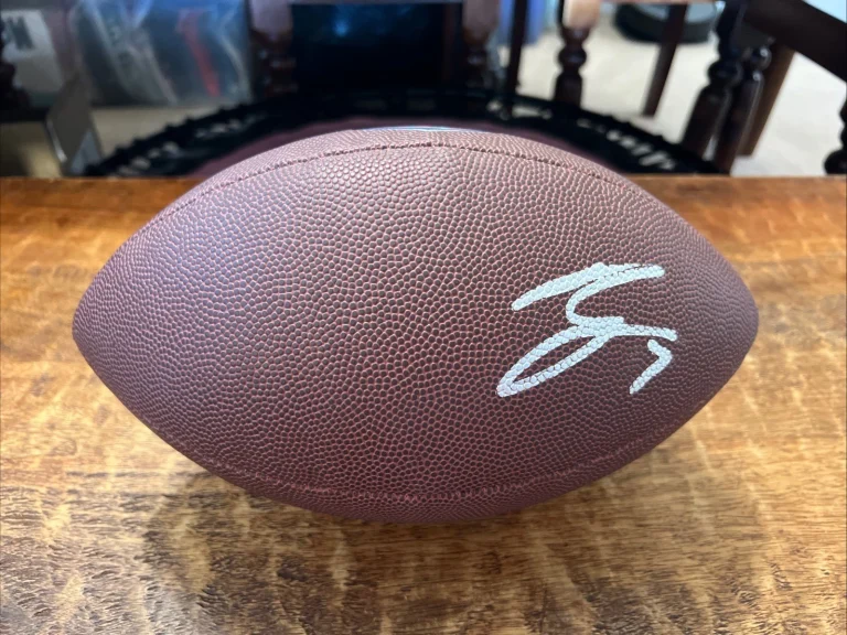 Bijan Robinson Signed NFL Football JSA Coa Autographed Atlanta Falcons
