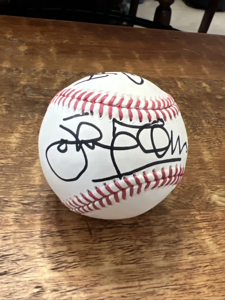 Johnny Marr Signed Baseball JSA Coa Autographed The Smiths