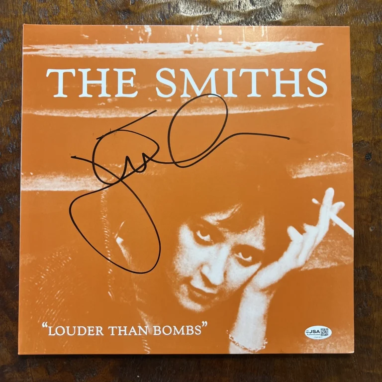 Johnny Marr Signed Louder Than Bombs Vinyl Album JSA Coa Autographed The Smiths