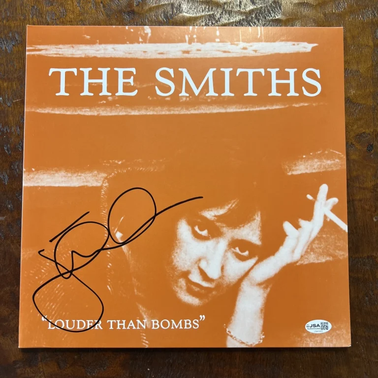 Johnny Marr Signed Louder Than Bombs Vinyl Album JSA Coa Autographed The Smiths