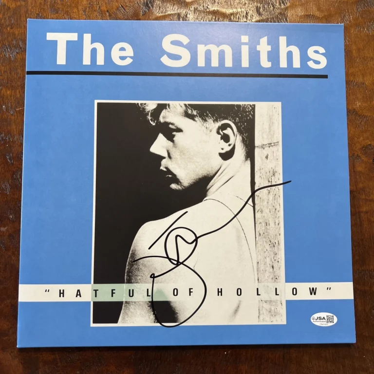 Johnny Marr Signed Hateful Of Hollow Vinyl Album JSA Coa Autographed The Smiths