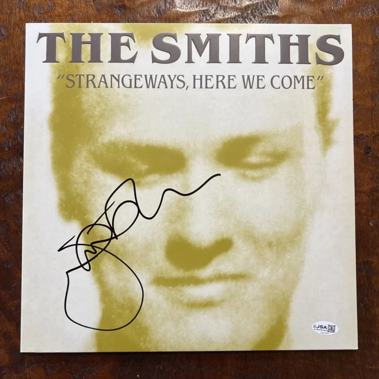 Johnny Marr Signed Strangeways Here We Come Vinyl JSA Coa Autographed The Smiths