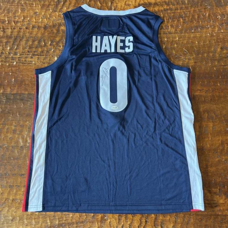 Killian Hayes Signed Team France Basketball Jersey JSA Coa Autographed