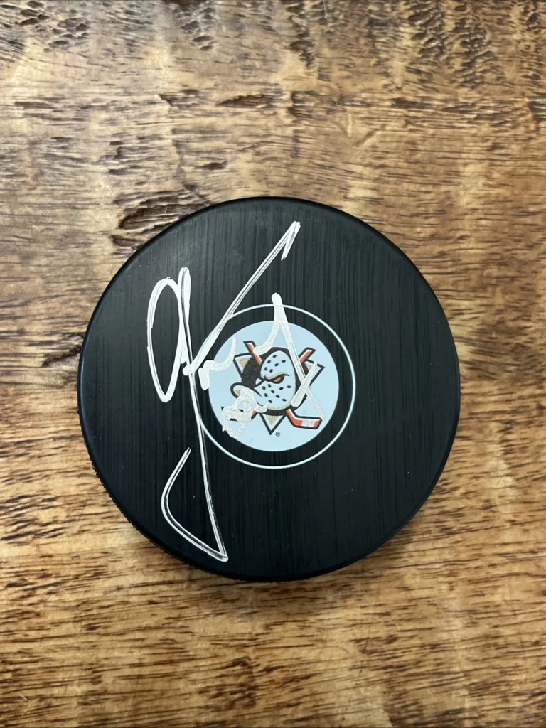 Radko Gudas Signed Anaheim Ducks Puck JSA Coa Autographed
