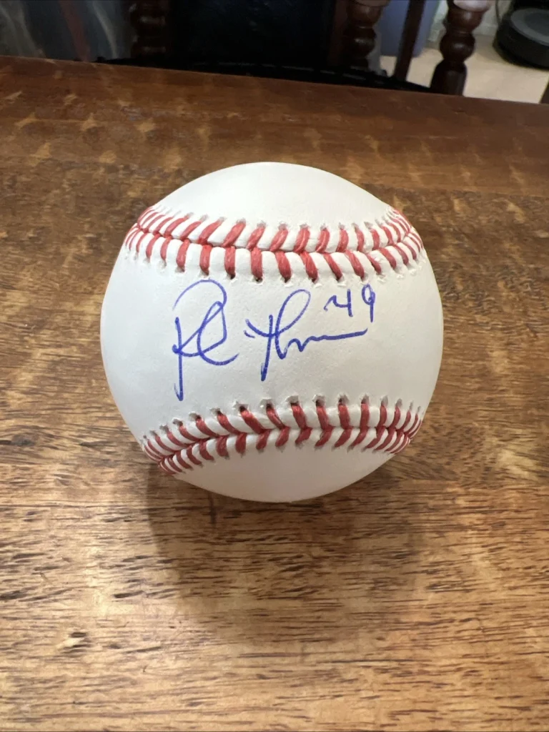 Rob Thomson Signed Official Major League Baseball JSA Coa Phillies Autographed
