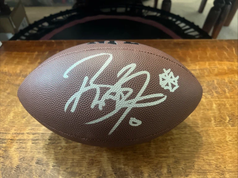 Brian Burns Signed NFL Football JSA Coa Autographed New York Giants