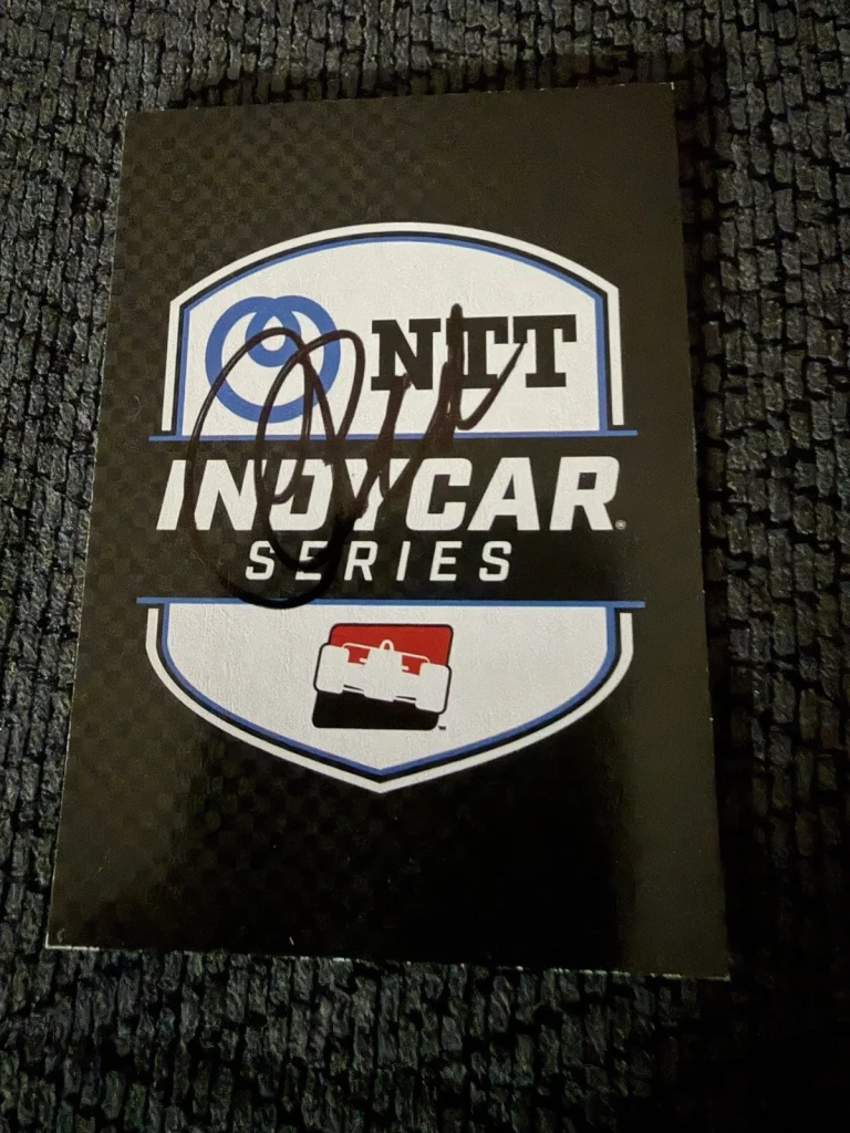 2024 Parkside Indy Car Trading Card Indianapolis 500 Signed Roger Penske