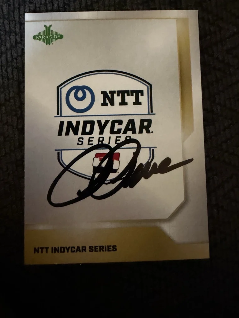 2025 Parkside Indy Car Trading Card 500 Signed Roger Penske