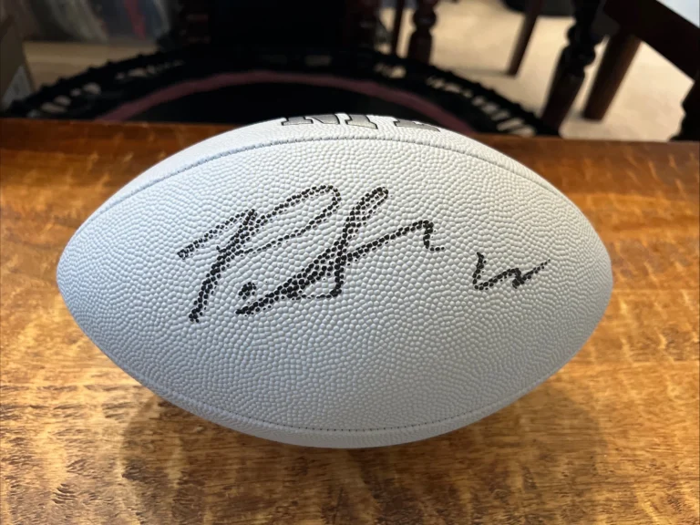 Penei Sewell Signed NFL Football JSA Coa Autographed Lions