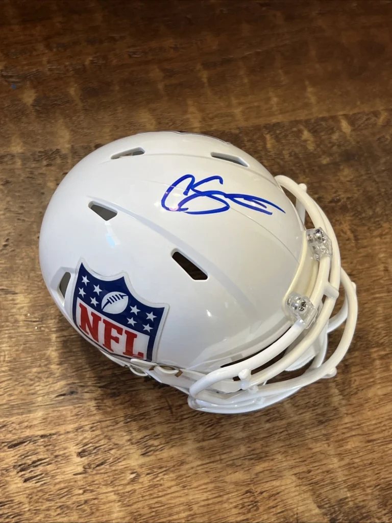 Courtland Sutton Signed NFL Shield Mini Helmet JSA Coa Autographed Broncos