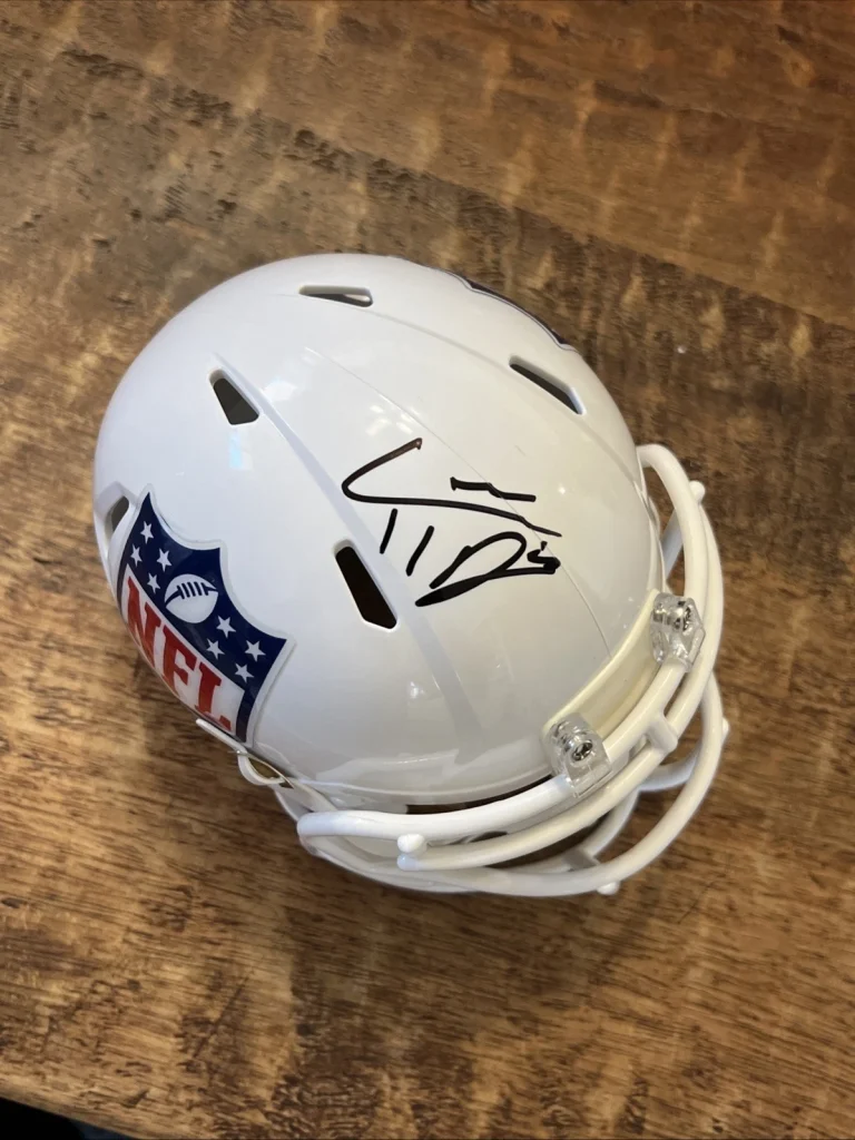 Cameron Dicker Signed NFL Shield Mini Helmet JSA Coa Autographed Chargers