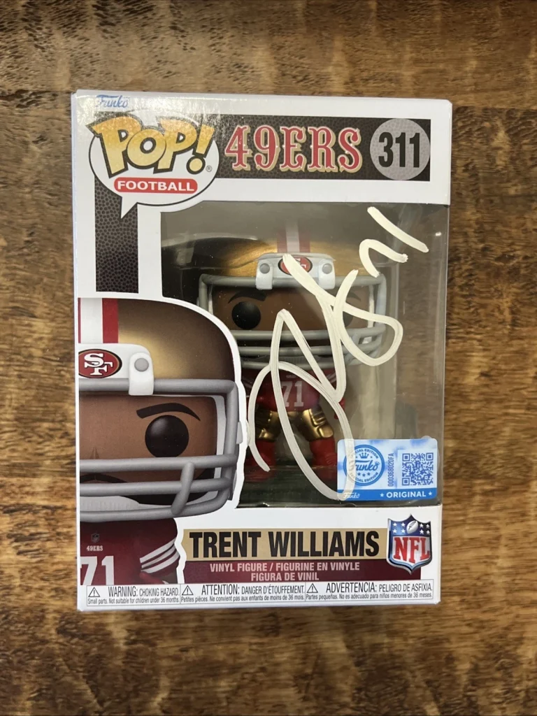 Trent Williams Signed Funko POP JSA Coa Autographed 49ers