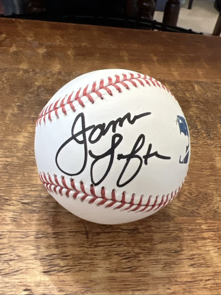 James Lofton Signed Baseball JSA Coa Autographed Packers Bills