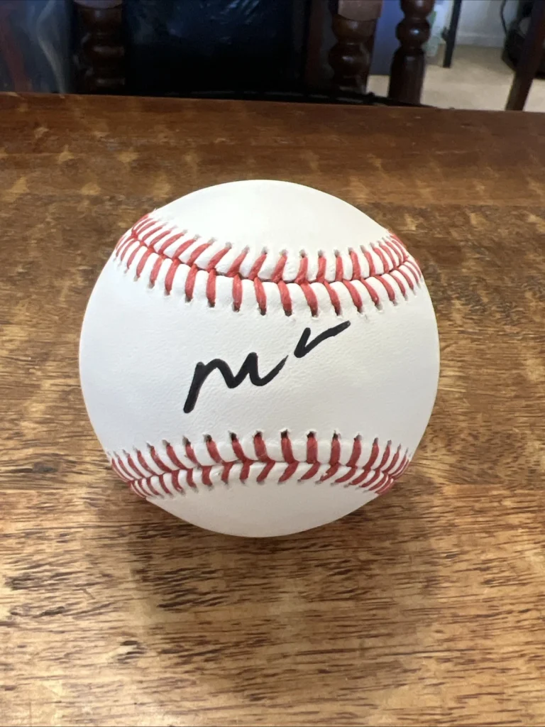 Michael Vick Signed Baseball JSA Coa Autographed Falcons Eagles