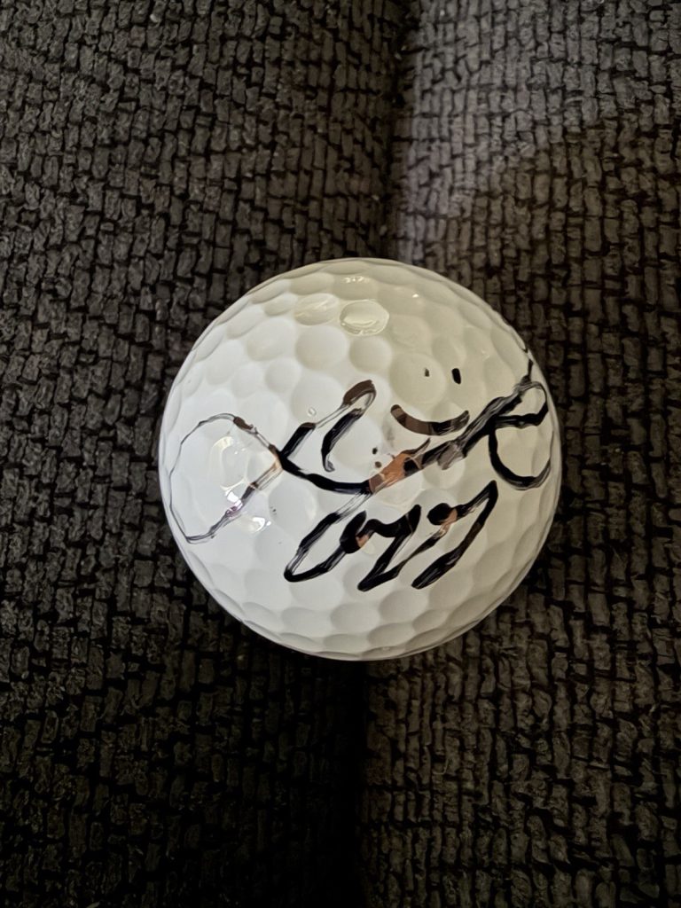 Lydia Ko Signed Golf Ball Autographed LPGA Tournament Used Personal