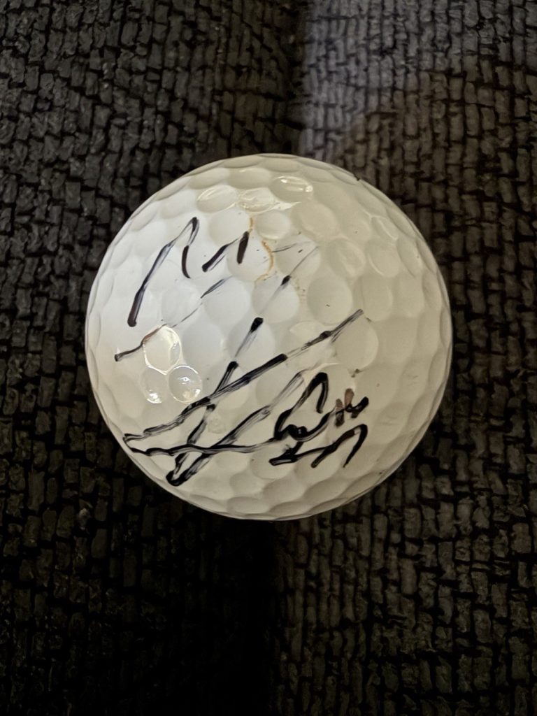 Hye Jin Choi Signed Golf Ball Autographed LPGA