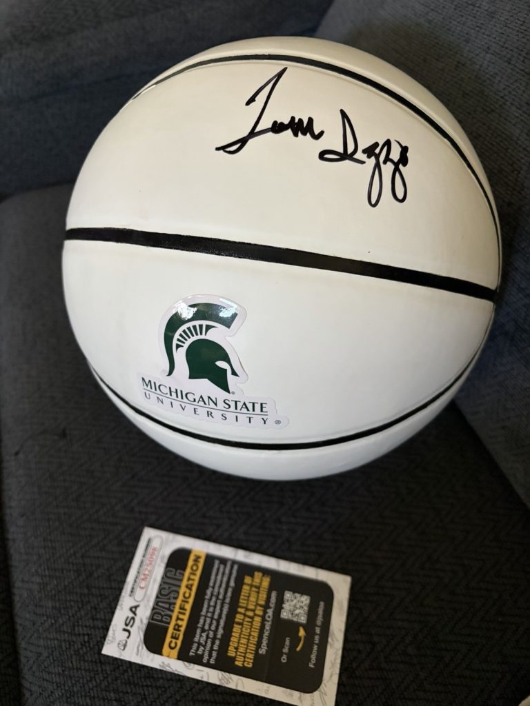 Tom Izzo Signed NCAA Basketball Autographed JSA COA Authentication MSU Spartans
