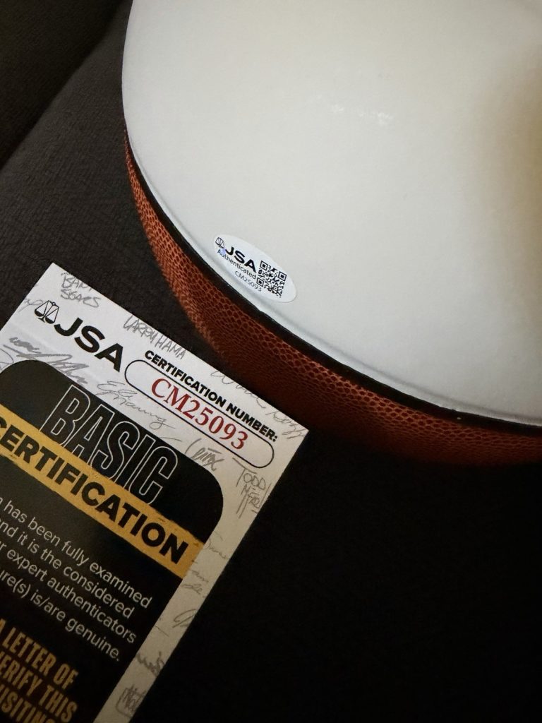 Tom Izzo Signed NCAA Basketball Autographed JSA COA Authentication MSU Spartans