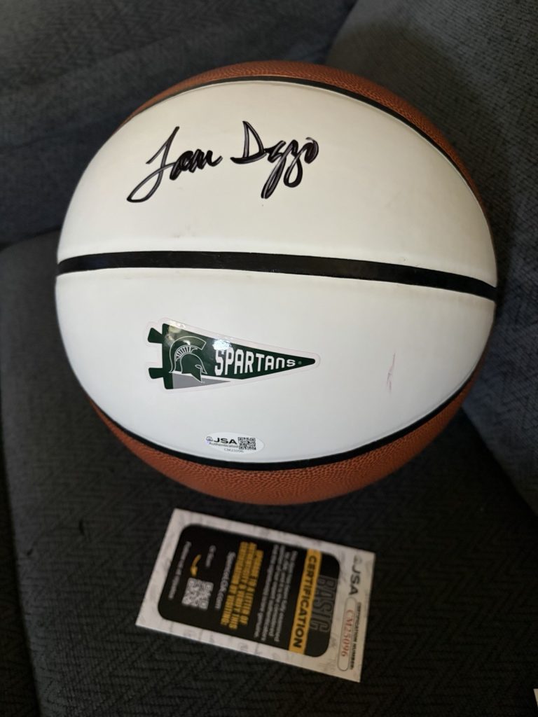 Tom Izzo Signed NCAA Basketball Autographed JSA COA Authentication MSU Spartans