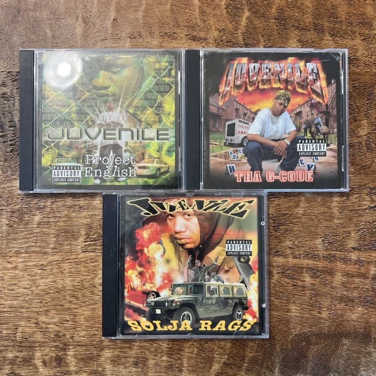 Juvenile CD Lot Of 3 Albums Solja Rags Tha G Code Project English Rap Cash Money