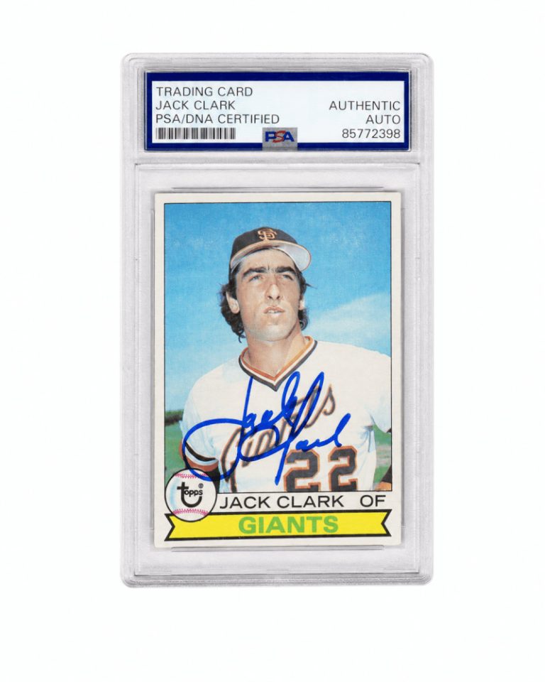 Jack Clark Signed Giants 1979 Topps Baseball Trading Card #512 - (PSA/DNA)