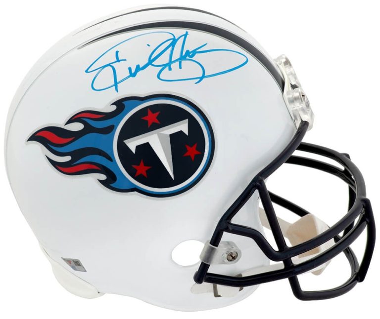 Derrick Henry Signed Titans Riddell (VSR4) Full Size Rep Helmet - (FANATICS COA)