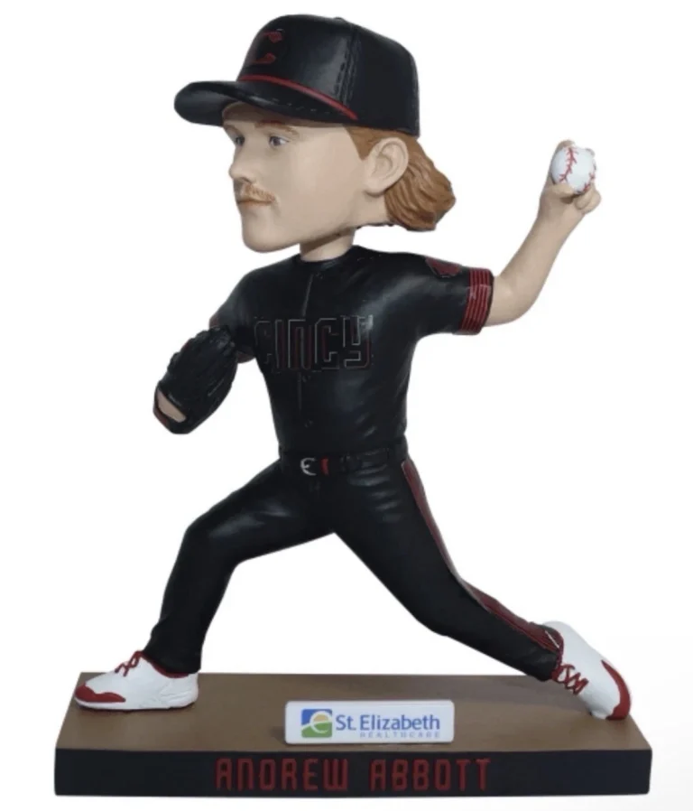 CINCINNATI REDS Andrew Abbott BOBBLEHEAD 6/13/26 New 2026 NIB City Connect
