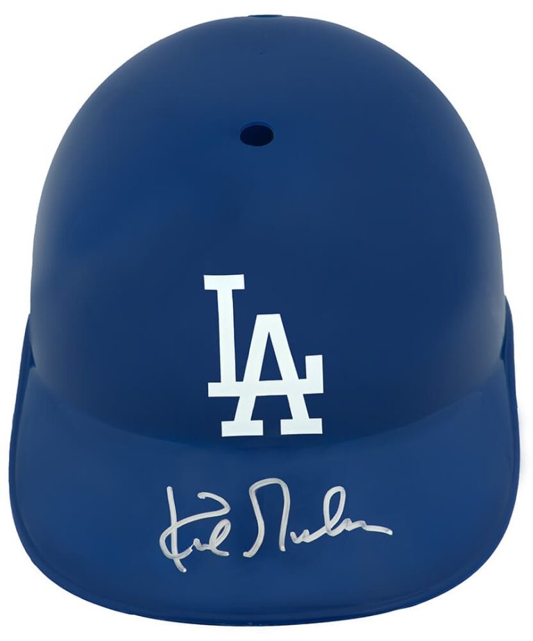 Kirk Gibson Signed Los Angeles Dodgers Souvenir Replica Batting Helmet -(SS COA)