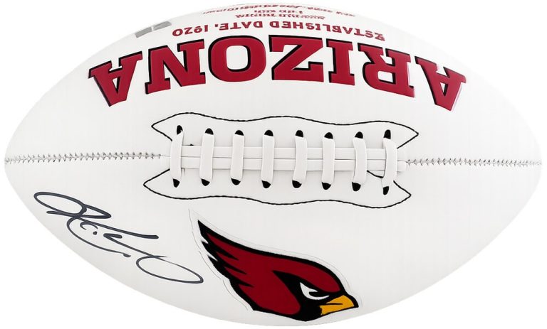 Kyler Murray Signed Arizona Cardinals Jarden White Logo Football -(FANATICS COA)