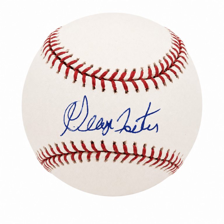 George Foster Signed Rawlings (Selig) MLB Baseball - (SCHWARTZ COA)