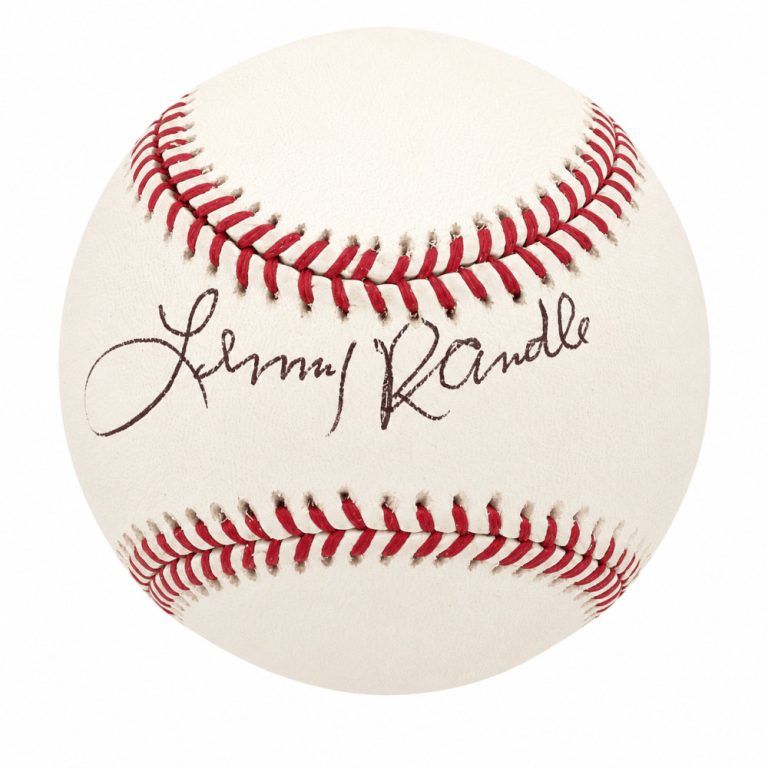Lenny Randle Signed Rawlings (Selig) MLB Baseball - (SCHWARTZ COA)