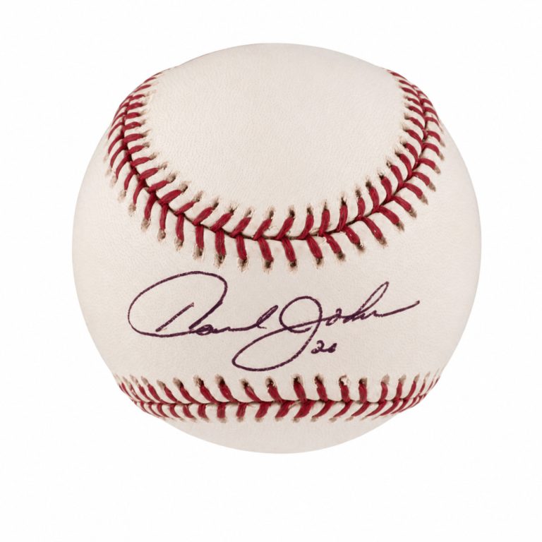 Howard Johnson Signed Rawlings (Selig) MLB Baseball - (SCHWARTZ COA)