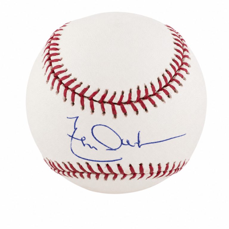 Leon Durham Signed Rawlings (Selig) MLB Baseball - (SCHWARTZ COA)
