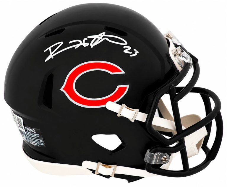 Devin Hester Signed Chicago Bears Riddell Speed Mini Helmet - (Beckett)