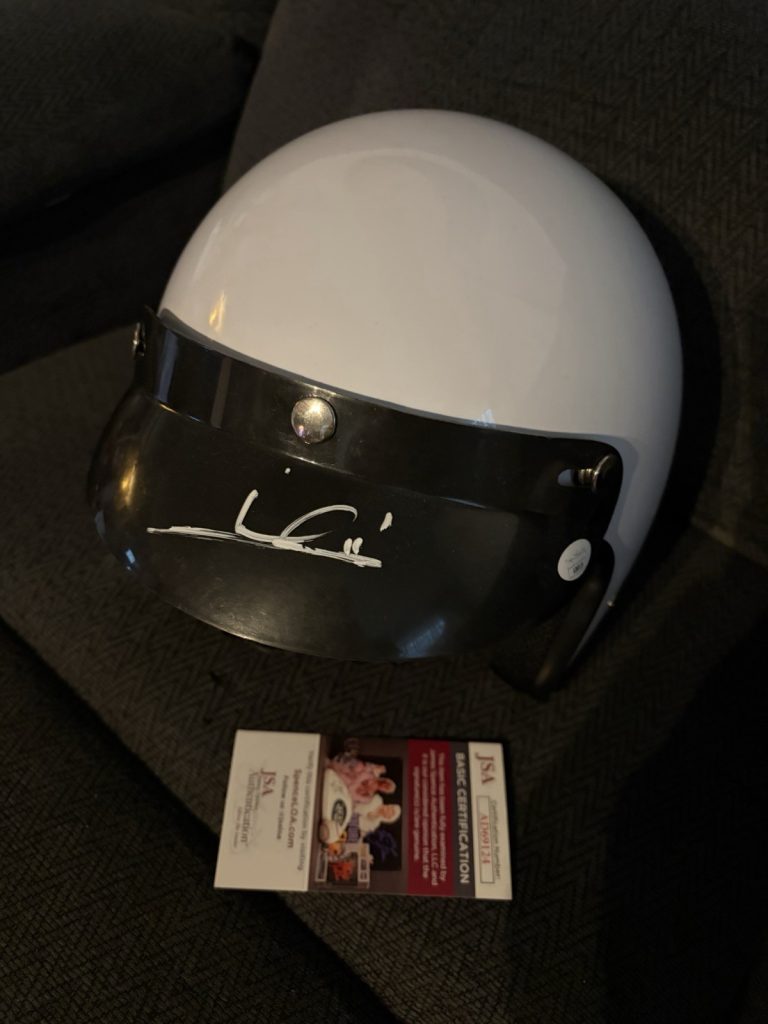 Mario Andretti Signed Full Size Open-Faced Helmet Indy 500 JSA Authenticated COA