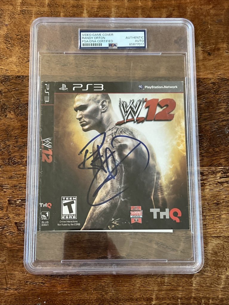 Randy Orton Signed WWE 12 PlayStation 3 Video Game PSA/DNA Slab Autographed