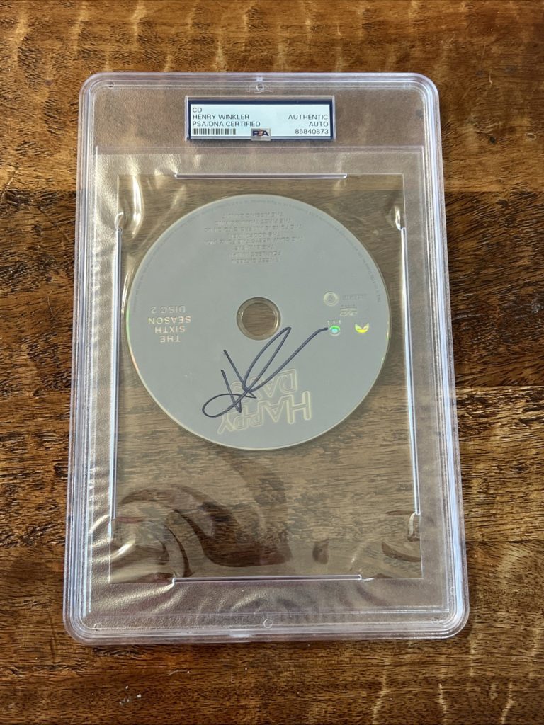 Henry Winkler Signed Happy Days DVD PSA DNA Slabbed Autographed Fonzie